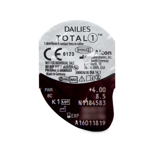 Dailies Total 1® 90 uds