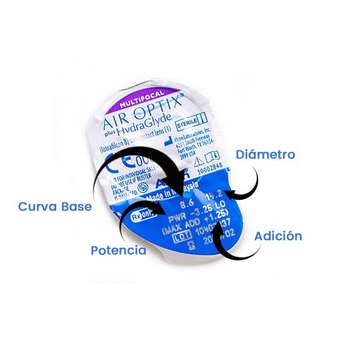 Air Optix Plus Hydraglyde Multifocal 3 uds Air Optix Plus Hydraglyde Multifocal 3 uds