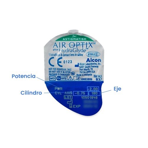 Air Optix Plus Hydraglyde for Astigmatism 6 uds Air Optix Plus Hydraglyde for Astigmatism 6 uds