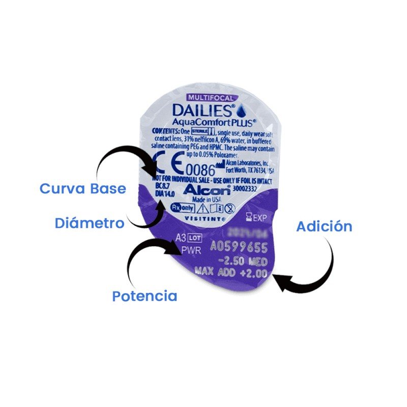 Dailies AquaComfort Plus Multifocal 90 uds