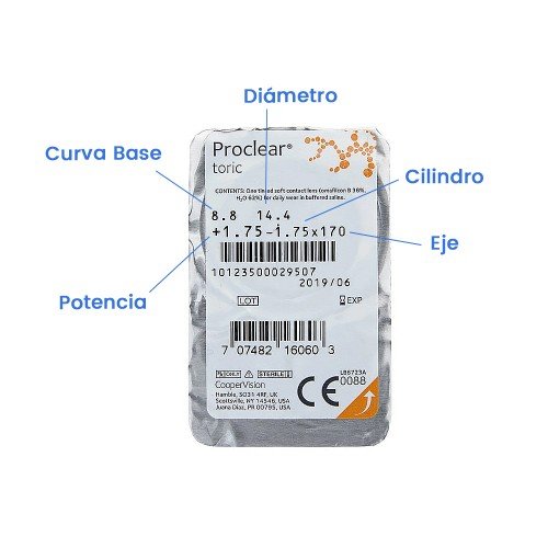 Proclear Toric 6 uds Proclear Toric 6 uds