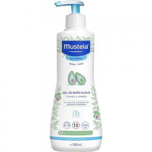 Gel de baño suave con aguacate