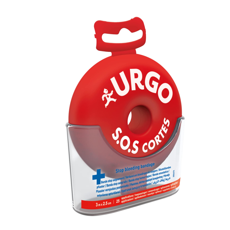 URGO S.O.S cortes 3 m x 2,5 cm