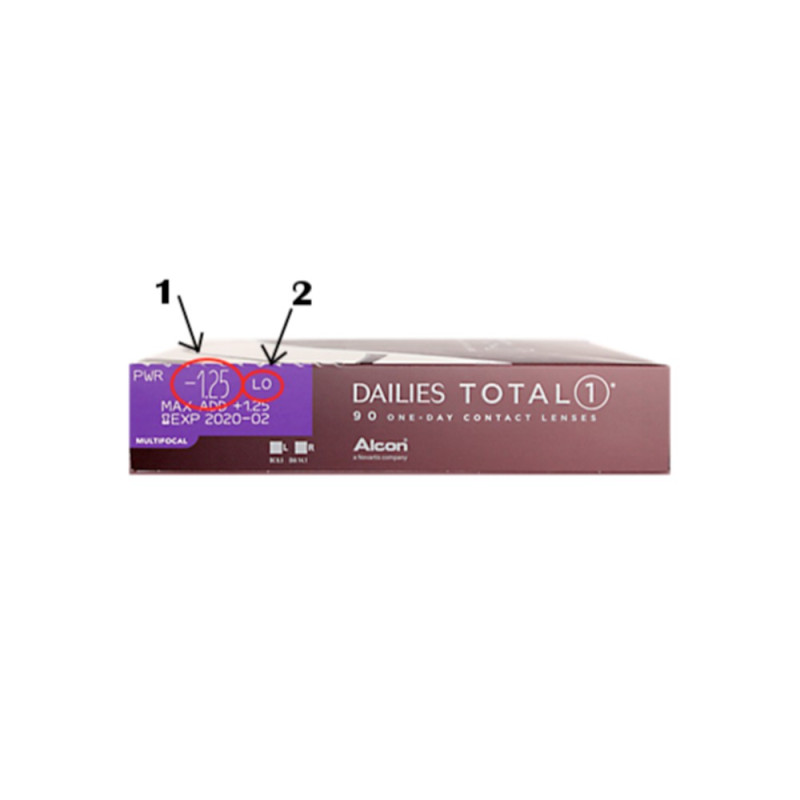 Dailies Total 1 ® Multifocal 90 uds