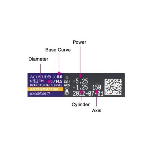 Acuvue Vita ® for Astigmatism 6 uds
