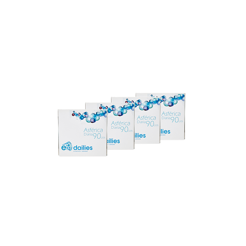 Pack 4 -  E-dailies ® 90 lentillas