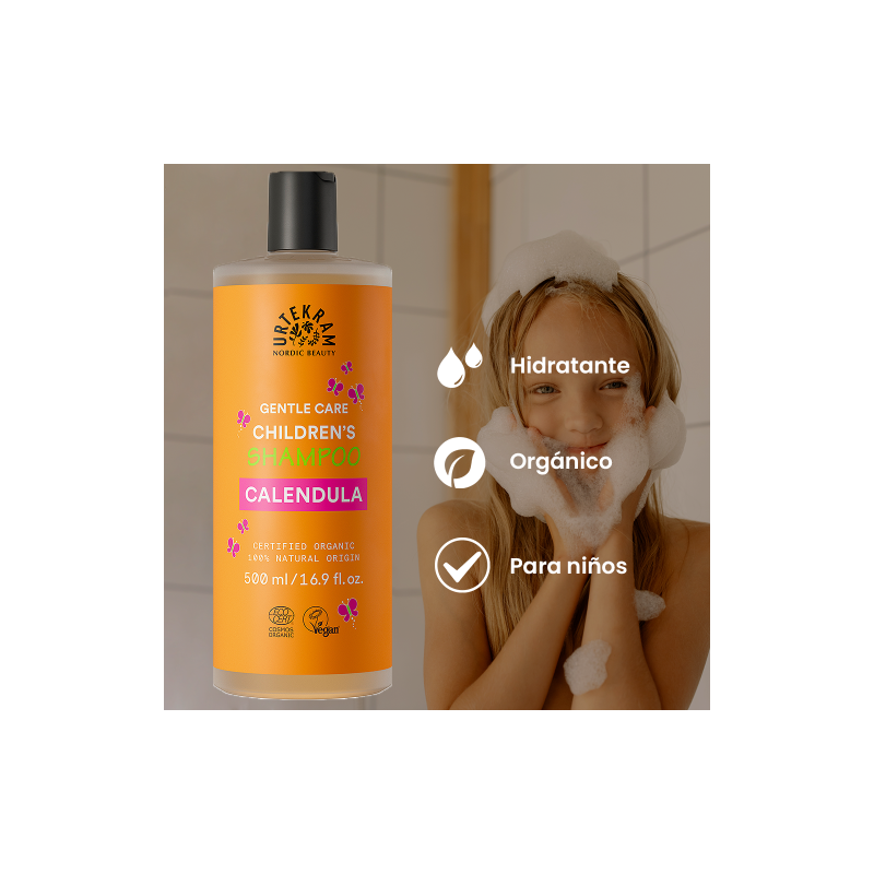 Pack 2: Champú caléndula Kids Urtekram