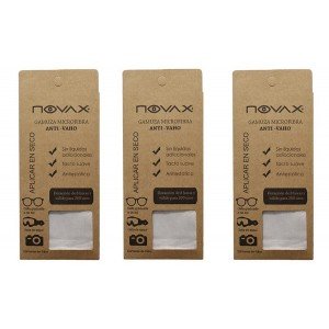 Pack 3 Novax Gamuza Microfibra Anti-vaho 8hrs