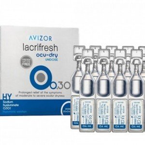 Pack 3 Lacrifresh Ocu-Dry 0,30% Monodosis 20 x 0,4 ml 2
