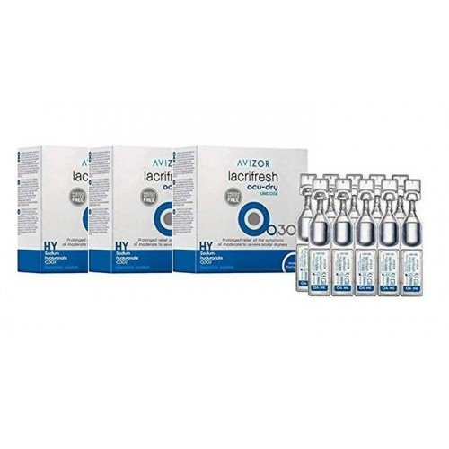 Pack 3 Lacrifresh Ocu-Dry 0,30% Monodosis 20 x 0,4 ml